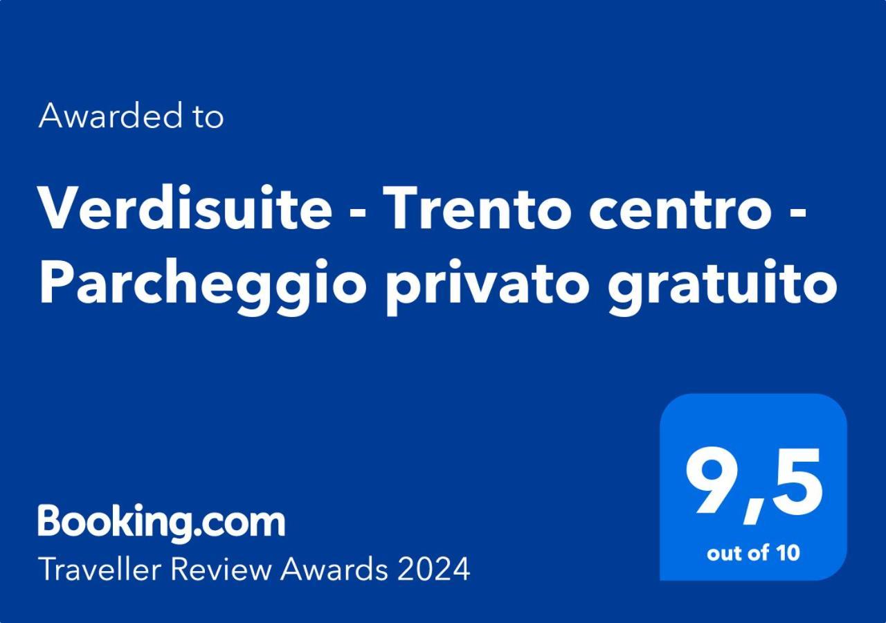 Verdisuite - Trento Centro - Parcheggio Privato Gratuito エクステリア 写真