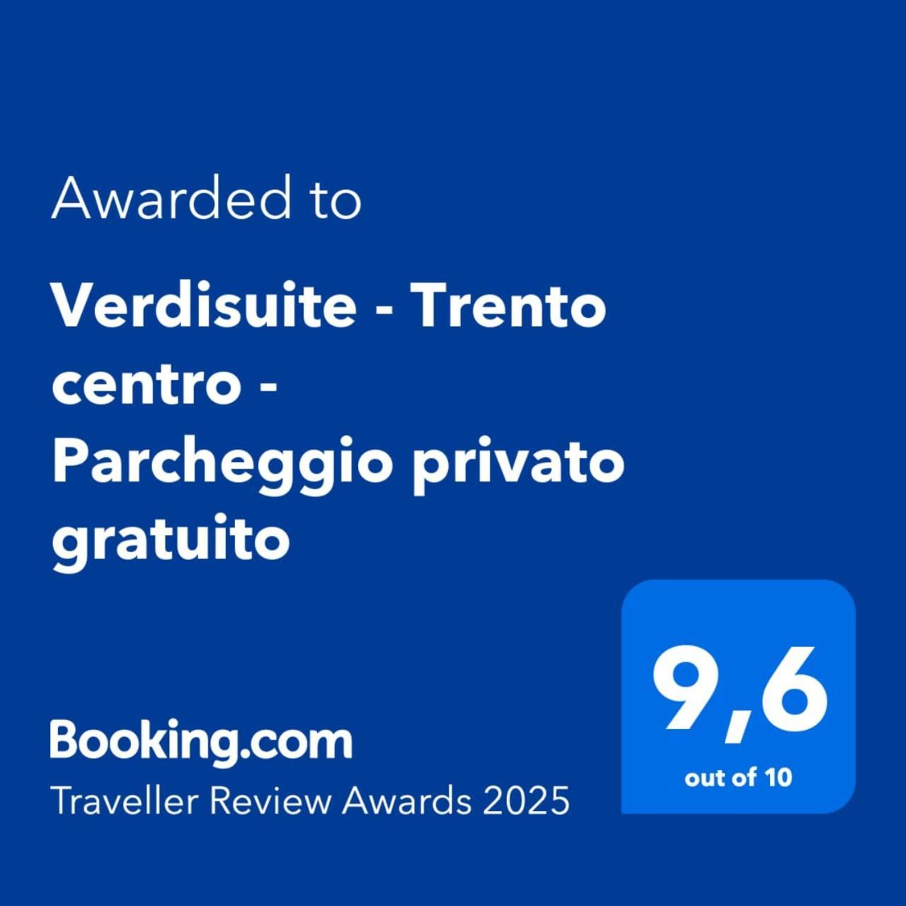Verdisuite - Trento Centro - Parcheggio Privato Gratuito エクステリア 写真